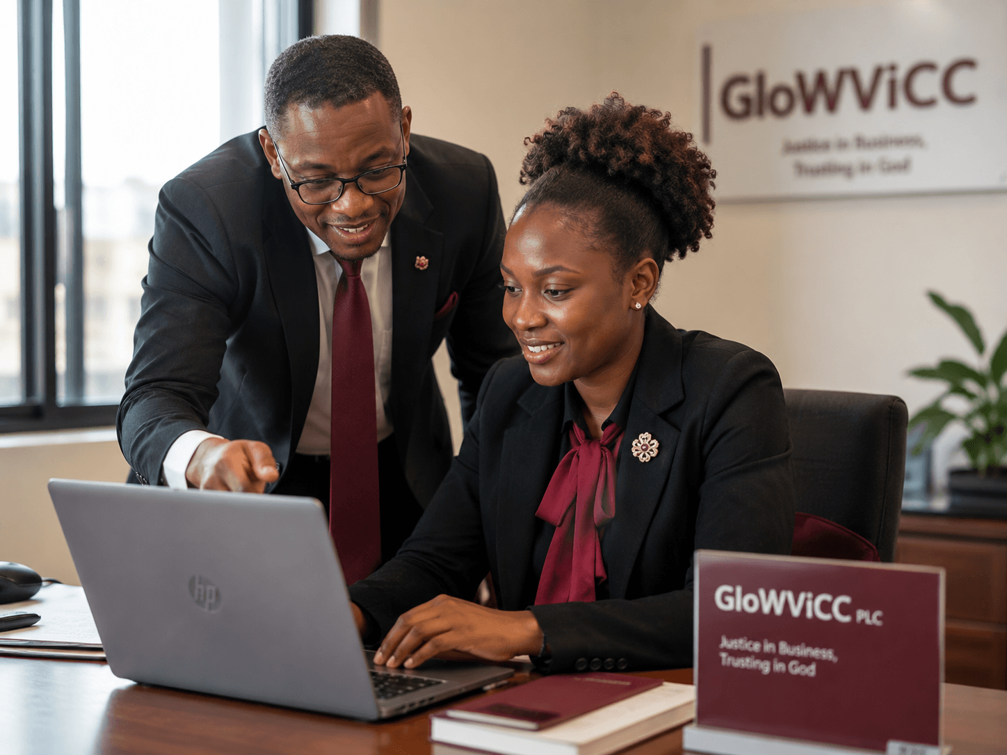 A GloWViCC PLC manager mentoring a team member